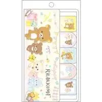 Stationery - Sticky Note - RILAKKUMA / Korilakkuma & Kiiroitori & Chairoikoguma & Rilakkuma