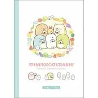 Stationery - Notebook - Sumikko Gurashi / Penguin? & Tonkatsu (Capucine) & Neko (Gattinosh) & Tokage