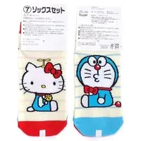 Socks - Clothes - Doraemon / Hello Kitty