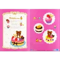 Stationery - Plastic Folder (Clear File) - RILAKKUMA / Korilakkuma & Kiiroitori & Rilakkuma