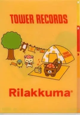 Stationery - Plastic Folder (Clear File) - RILAKKUMA / Rilakkuma & Kiiroitori & Korilakkuma