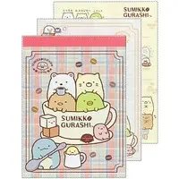 Stationery - Memo Pad - Sumikko Gurashi / Penguin? & Tonkatsu (Capucine) & Neko (Gattinosh) & Tokage