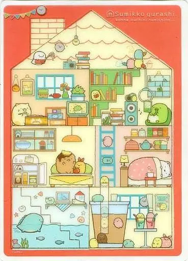 Stationery - Plastic Sheet - Sumikko Gurashi