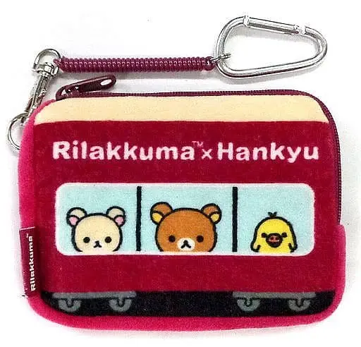 Coin Case - Commuter pass case - RILAKKUMA / Korilakkuma & Kiiroitori & Rilakkuma
