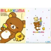 Stationery - Plastic Folder (Clear File) - RILAKKUMA / Rilakkuma & Korilakkuma & Kiiroitori