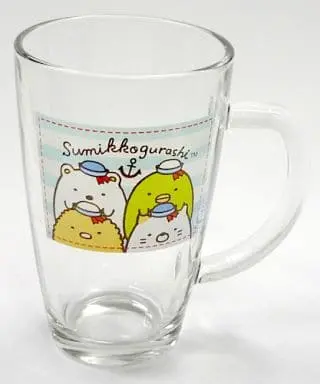 Tumbler, Glass - Sumikko Gurashi / Shirokuma & Penguin? & Tonkatsu (Capucine) & Neko (Gattinosh)