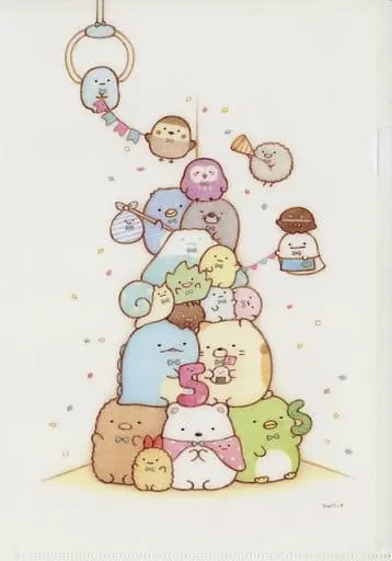 Stationery - Plastic Folder (Clear File) - Sumikko Gurashi