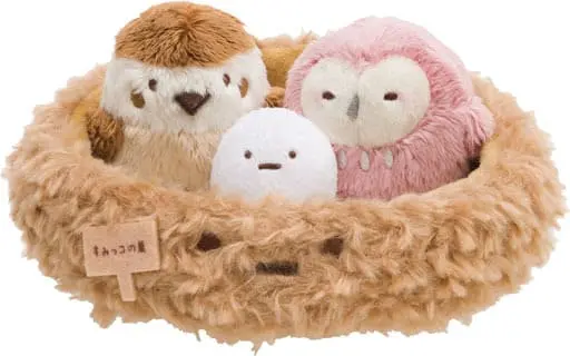 Plush - Accessory case - Sumikko Gurashi / Tokage & Suzume & Fukuro