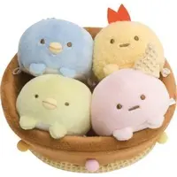 Plush - Accessory case - Sumikko Gurashi / Penguin? & Tapioca & Ebifurai no Shippo (Nulpi Chan)