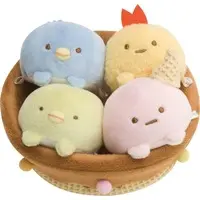 Plush - Accessory case - Sumikko Gurashi / Penguin? & Tapioca & Ebifurai no Shippo (Nulpi Chan)