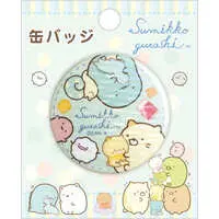 Plush - Badge - Sumikko Gurashi / Tapioca & Neko (Gattinosh) & Tokage & Nisetsumuri (Fake Snail)