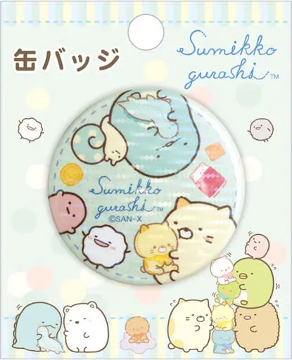 Plush - Badge - Sumikko Gurashi / Nisetsumuri (Fake Snail) & Tokage & Neko (Gattinosh) & Tapioca