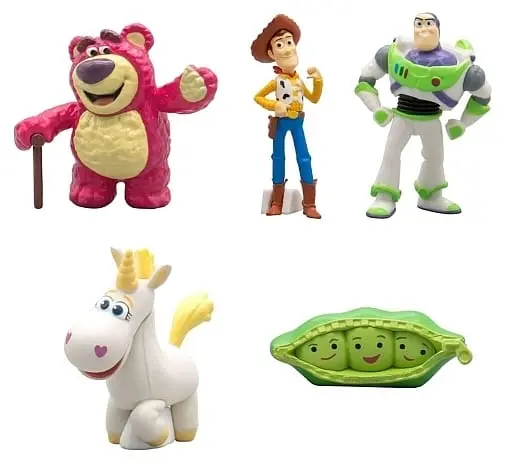 Trading Figure - Narabundesu / Buttercup (Toy Story) & Woody & Lots-o'-Huggin' Bear & Buzz Lightyear