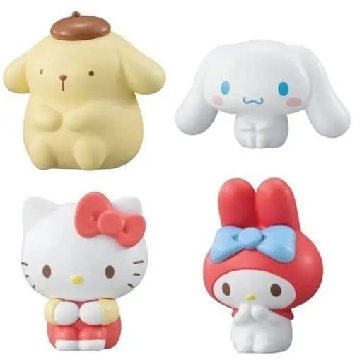 Trading Figure - Machibouke / Cinnamoroll & Hello Kitty & Pom Pom Purin & My Melody