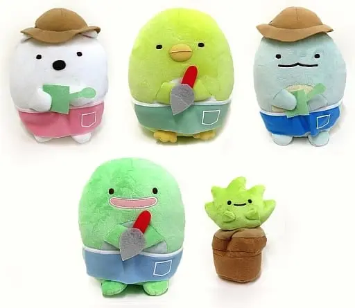 Plush - Sumikko Gurashi / Shirokuma & Penguin? & Zasso (Pastito) & Tokage