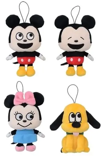Plush - Disney / Minnie Mouse & Mickey Mouse & Pluto