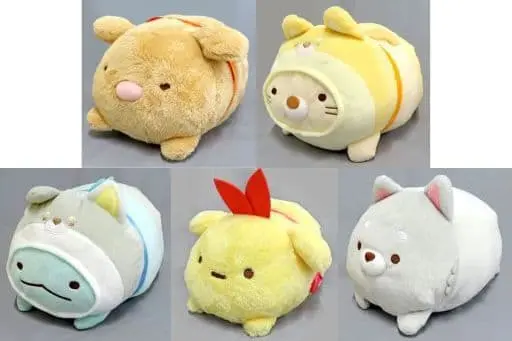 Plush - Sumikko Gurashi / Tonkatsu (Capucine) & Ebifurai no Shippo (Nulpi Chan) & Neko (Gattinosh) & Tokage