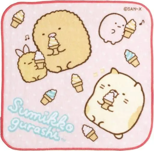 Towels - Sumikko Gurashi / Tapioca & Tonkatsu (Capucine) & Ebifurai no Shippo (Nulpi Chan) & Neko (Gattinosh)