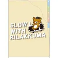 Stationery - Plastic Folder (Clear File) - RILAKKUMA / Rilakkuma