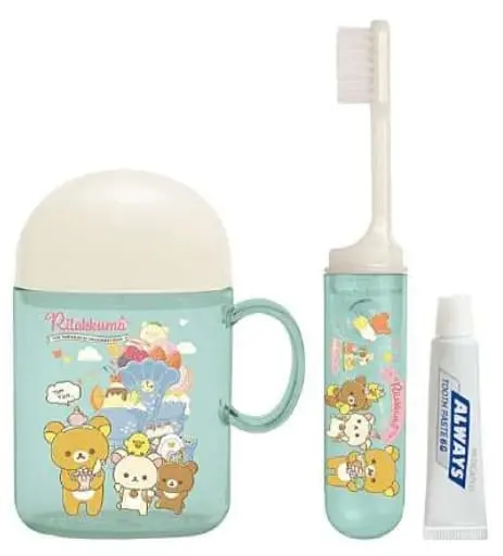 Toothbrush - RILAKKUMA / Korilakkuma & Kiiroitori & Chairoikoguma & Rilakkuma