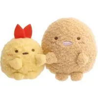 Plush - Sumikko Gurashi / Tonkatsu (Capucine) & Ebifurai no Shippo (Nulpi Chan) & Aji Furai no Shippo