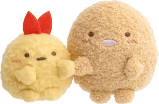 Plush - Sumikko Gurashi / Tonkatsu (Capucine) & Ebifurai no Shippo (Nulpi Chan) & Aji Furai no Shippo