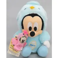 Plush - Finger Puppet - Disney / Minnie Mouse & Mickey Mouse