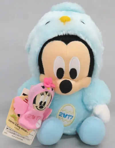 Plush - Finger Puppet - Disney / Minnie Mouse & Mickey Mouse