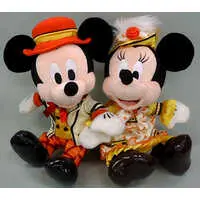 Magnet - Plush - Disney / Mickey Mouse & Minnie Mouse