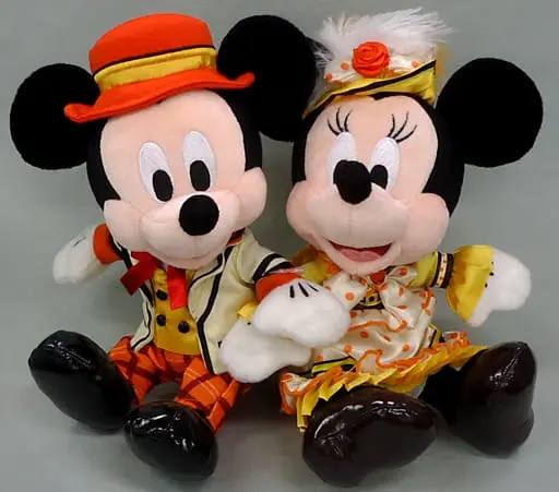 Plush - Magnet - Disney / Minnie Mouse & Mickey Mouse