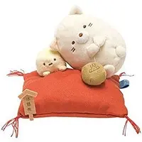 Smartphone Stand - Plush - Sumikko Gurashi / Neko (Gattinosh) & Tapioca