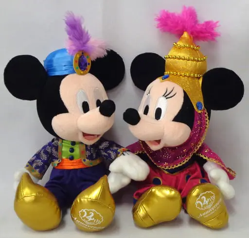 Plush - Magnet - Disney / Minnie Mouse & Mickey Mouse