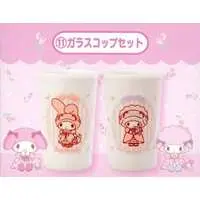 Tumbler, Glass - Sanrio / My Sweet Piano & My Melody