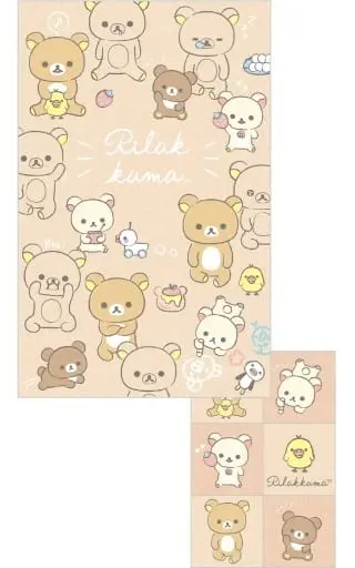 Petit Envelope - RILAKKUMA / Korilakkuma & Kiiroitori & Chairoikoguma & Rilakkuma