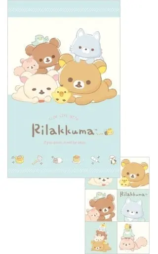 Petit Envelope - RILAKKUMA / Korilakkuma & Kiiroitori & Chairoikoguma & Rilakkuma