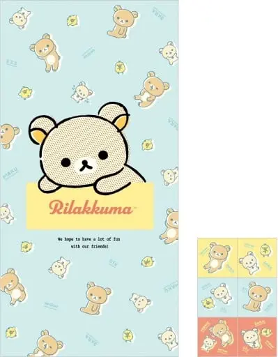 Petit Envelope - RILAKKUMA / Korilakkuma & Kiiroitori & Rilakkuma