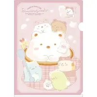 Stationery - Plastic Folder (Clear File) - Sumikko Gurashi