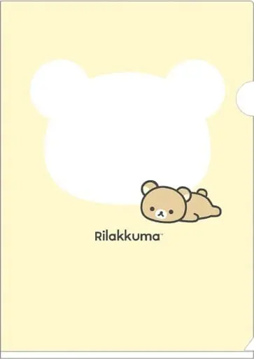 Stationery - Plastic Folder (Clear File) - RILAKKUMA / Rilakkuma