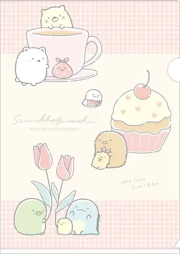 Stationery - Plastic Folder (Clear File) - Sumikko Gurashi