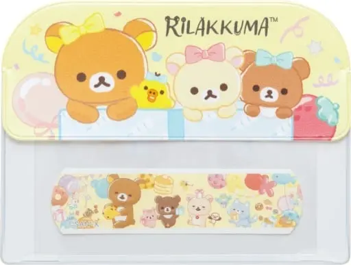 Adhesive bandage - RILAKKUMA / Korilakkuma & Kiiroitori & Chairoikoguma & Rilakkuma