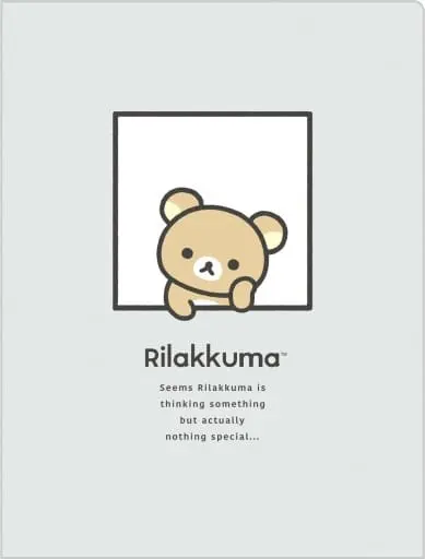 Stationery - Plastic Folder (Clear File) - RILAKKUMA / Rilakkuma