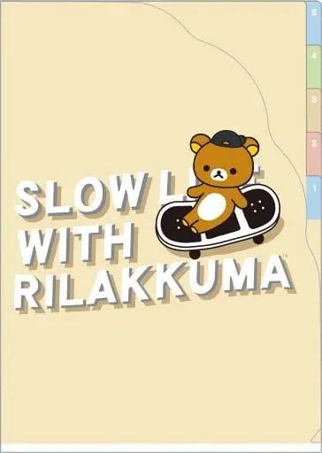 Stationery - Plastic Folder (Clear File) - RILAKKUMA / Kiiroitori & Rilakkuma