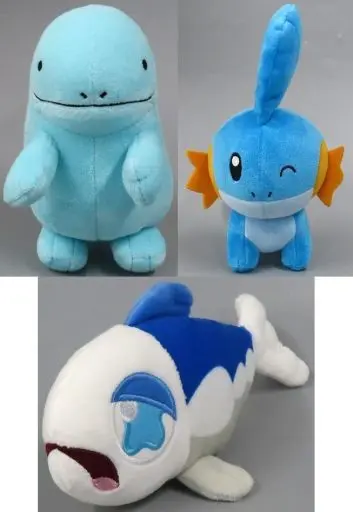 Plush - Pokémon / Mudkip & Quagsire & Wishiwashi