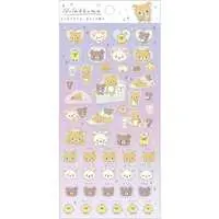 Stickers - RILAKKUMA / Korilakkuma & Kiiroitori & Chairoikoguma & Rilakkuma