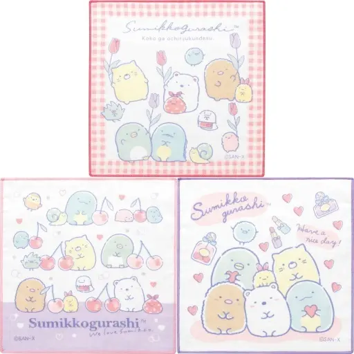 Towels - Handkerchief - Sumikko Gurashi