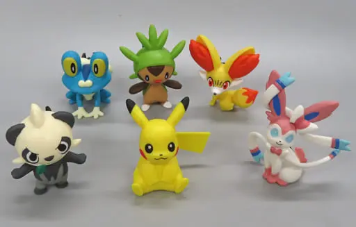 Trading Figure - Pokémon / Pikachu & Pancham & Fennekin & Sylveon