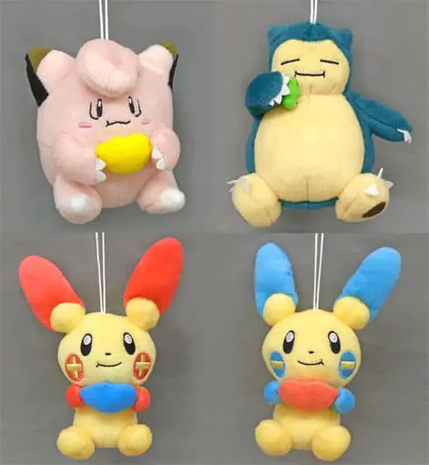 Plush - Pokémon / Plusle & Minun & Clefairy & Snorlax