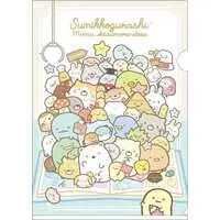 Stationery - Plastic Folder (Clear File) - Sumikko Gurashi