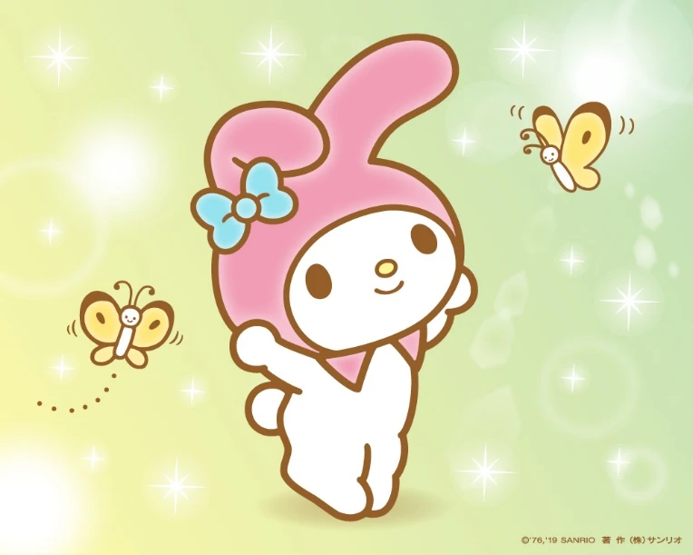 My Melody With Flower Clip (Anime Styles) by Cuddlesnam on DeviantArt