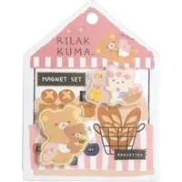 Magnet - RILAKKUMA / Korilakkuma & Kiiroitori & Chairoikoguma & Rilakkuma